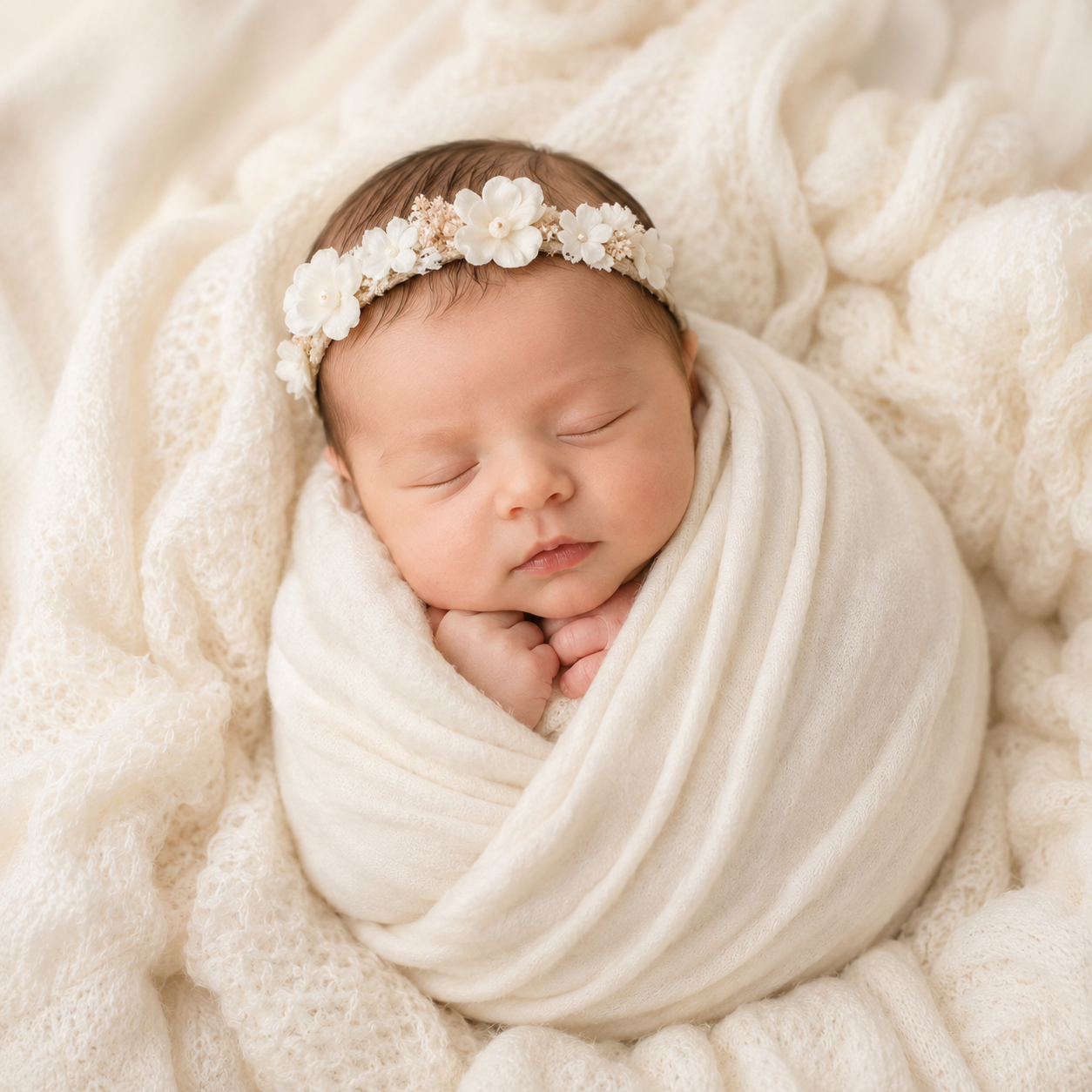 Newborn-портрет в стиле Soft Beige